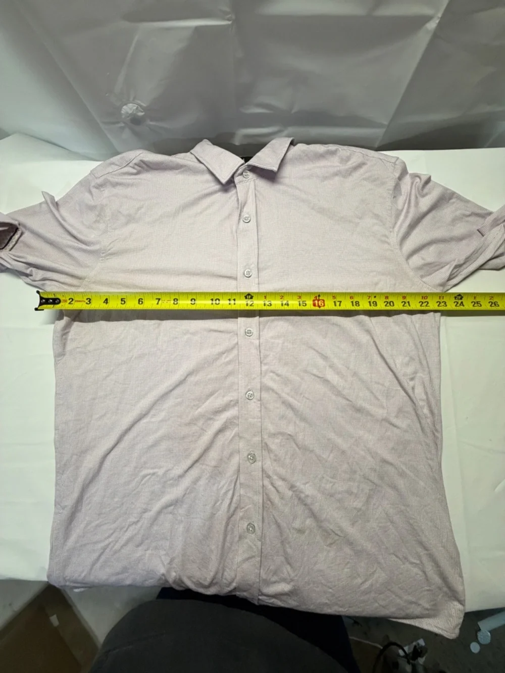 Buttercloth Men's Lavender Micro-Texture Dress‎ Shirt